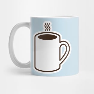 vector illustration of a cup of hot coffee Mug